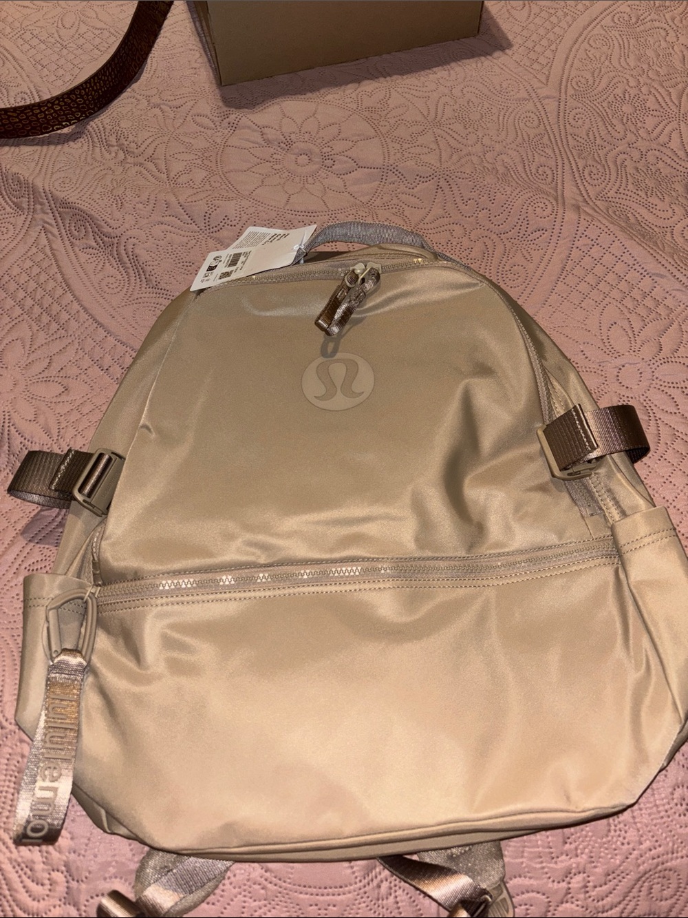 lululemon athletica Sandstone Beige Backpack